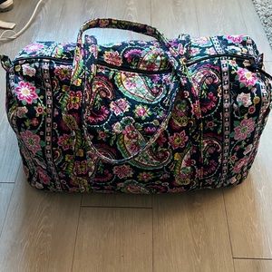 Vera Bradley Petal Paisley Large Duffle Travel Bag